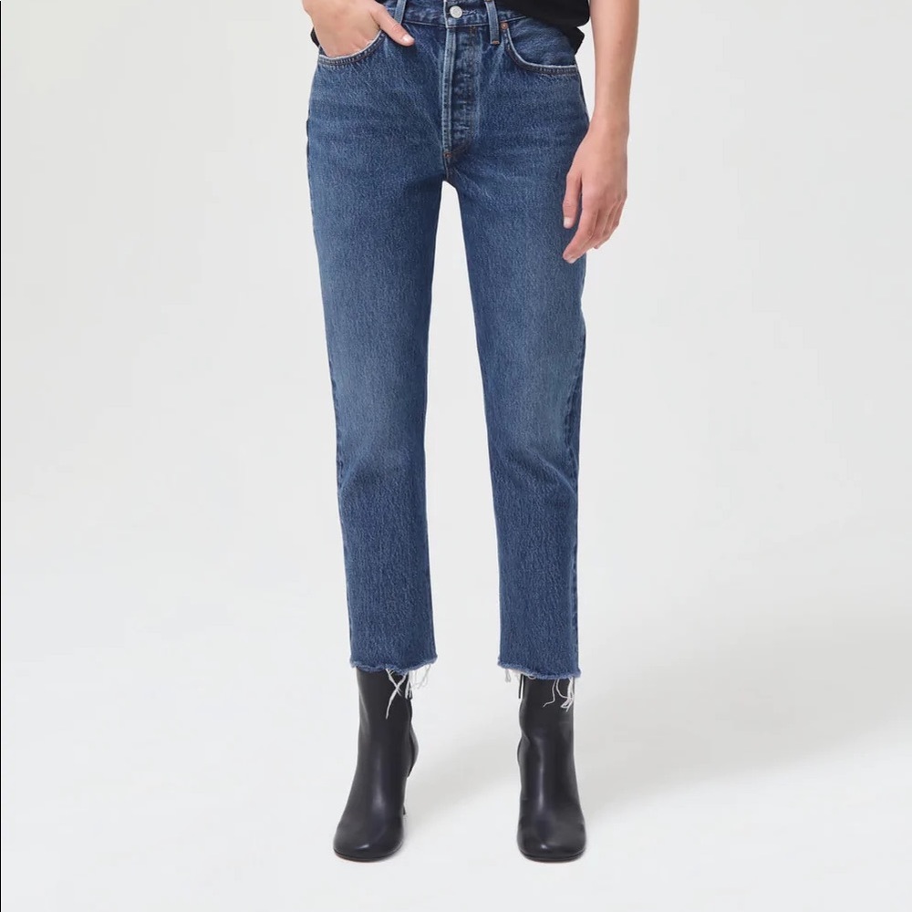 Agolde Riley Crop Jeans in Sphere 29